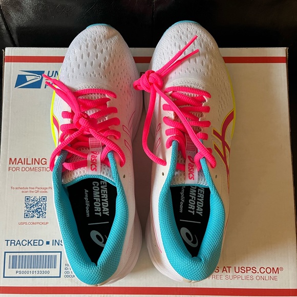 Asics Gel-Excite 7 White Pink Volt - Picture 4 of 7